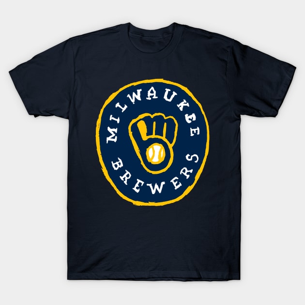 Milwaukee Breweeeers 03 T-Shirt by Very Simple Graph